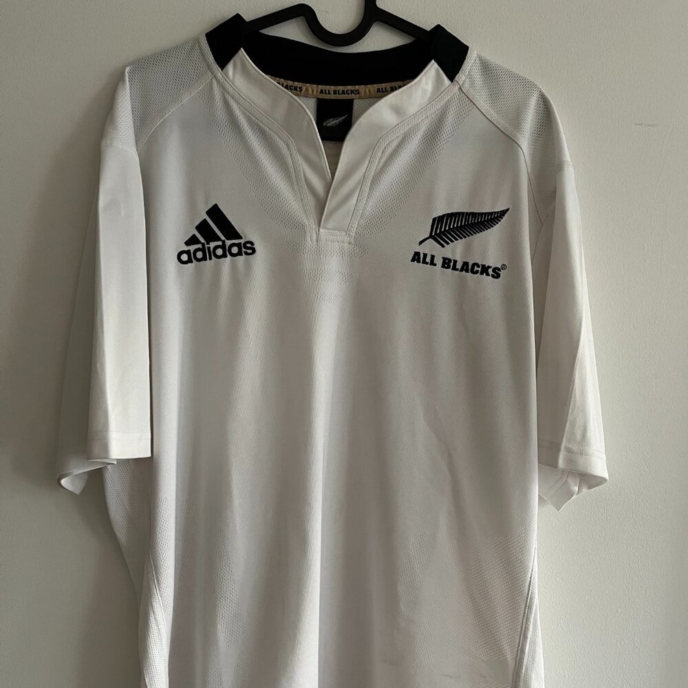 2000s New Zealand All Blacks Away Rugby Jersey adidas Size Large